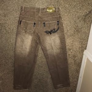 South Pole 36”x 32” Brown Denim Jeans